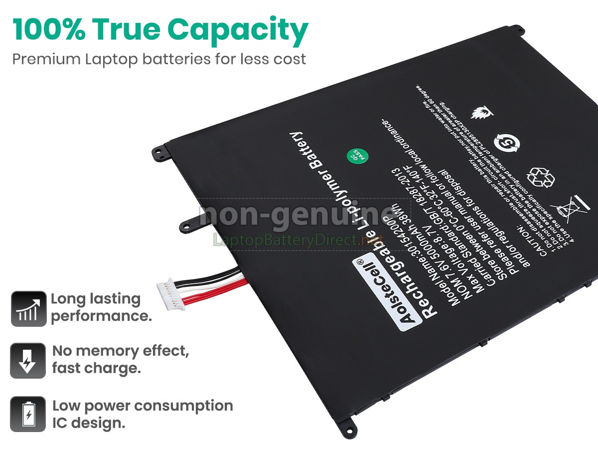 replacement Teclast F7 PLUS battery