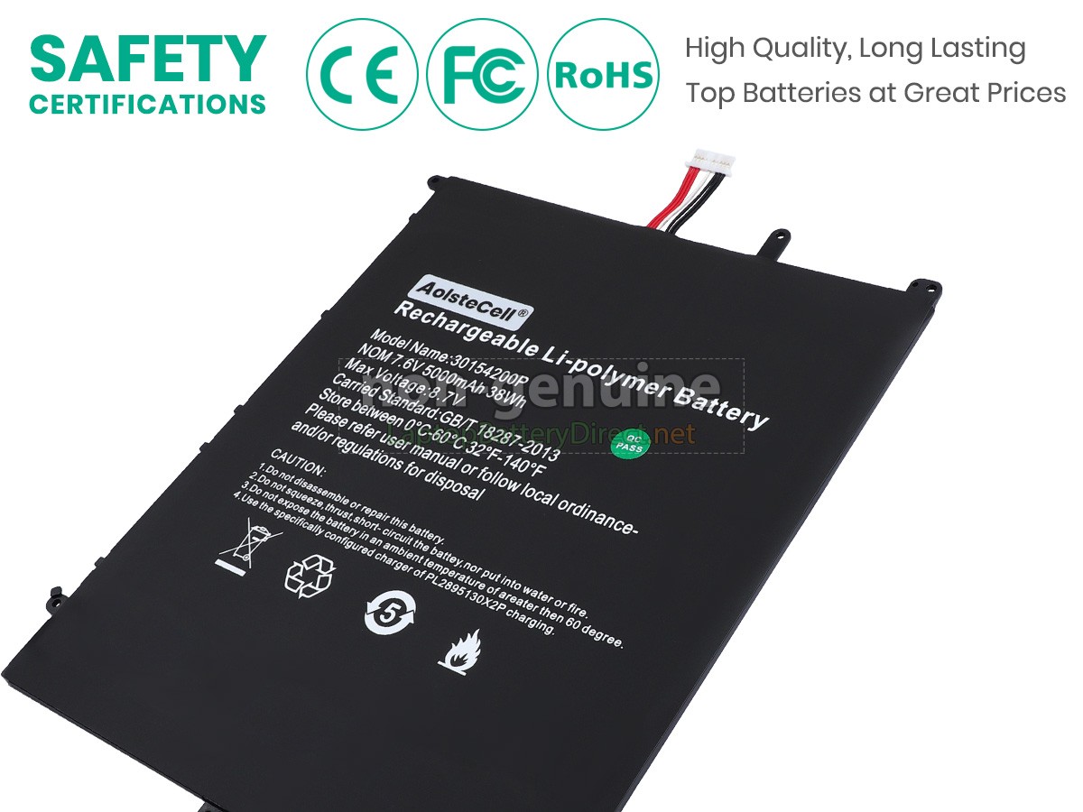 replacement Teclast F7 PLUS battery
