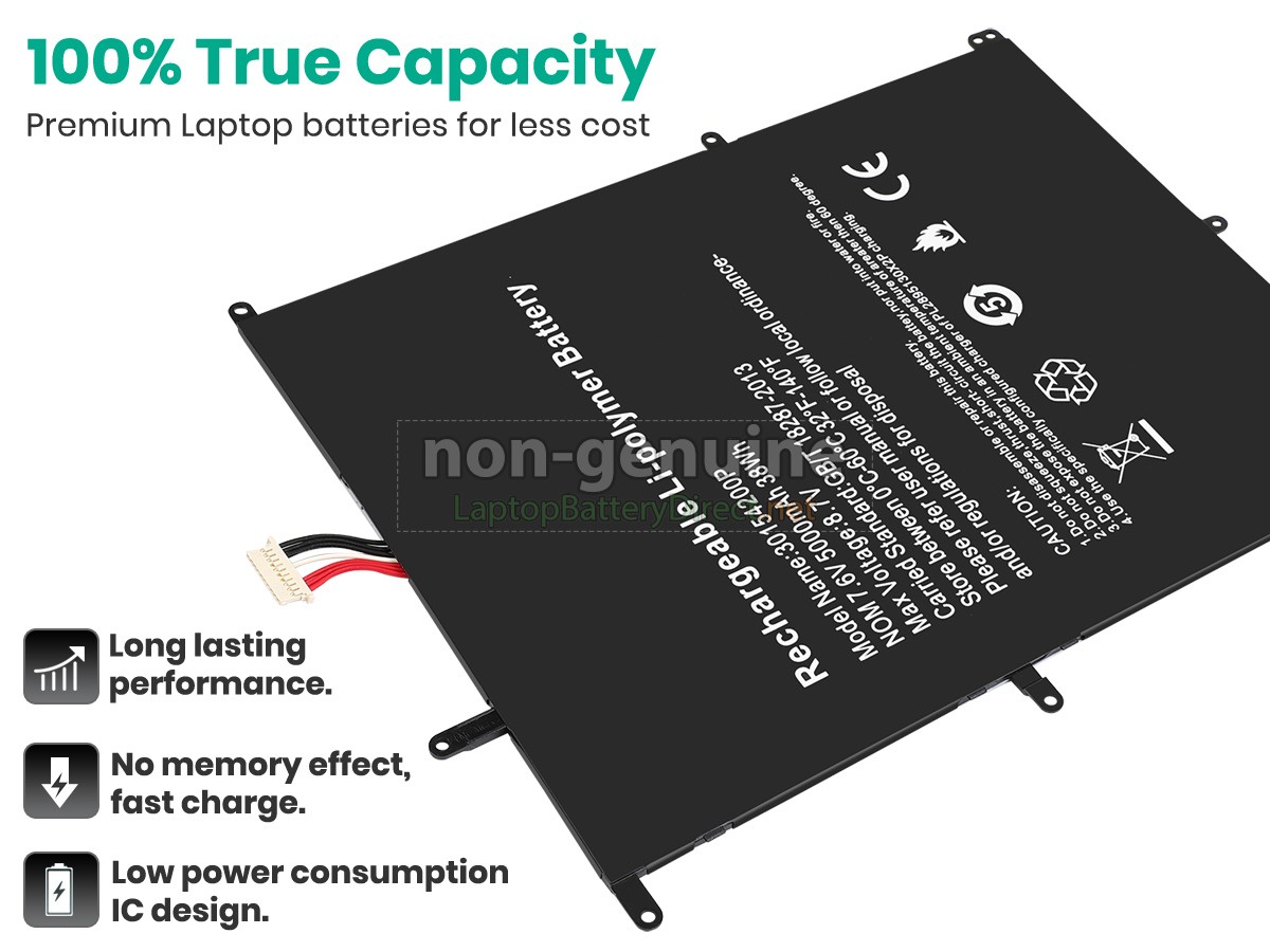 replacement Teclast F7 PLUS battery