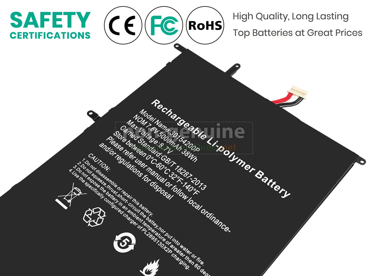 replacement Teclast F7 PLUS battery