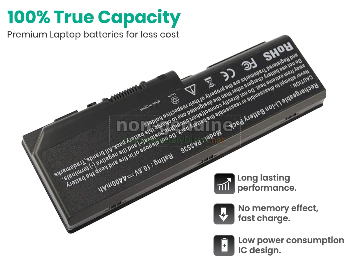 replacement Toshiba PABAS100 battery