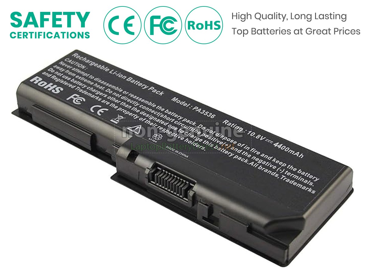 replacement Toshiba PABAS100 battery