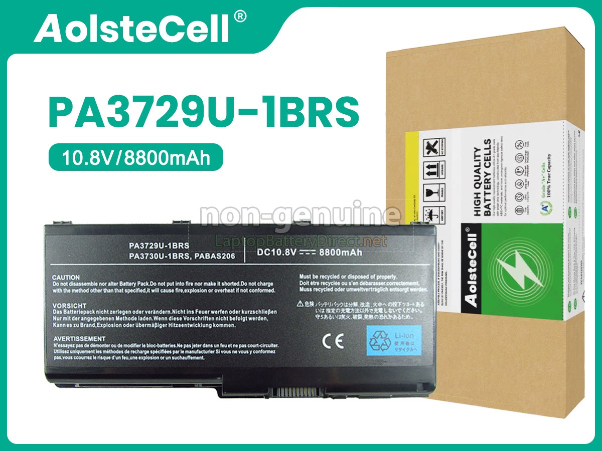 replacement Toshiba PABAS207 battery