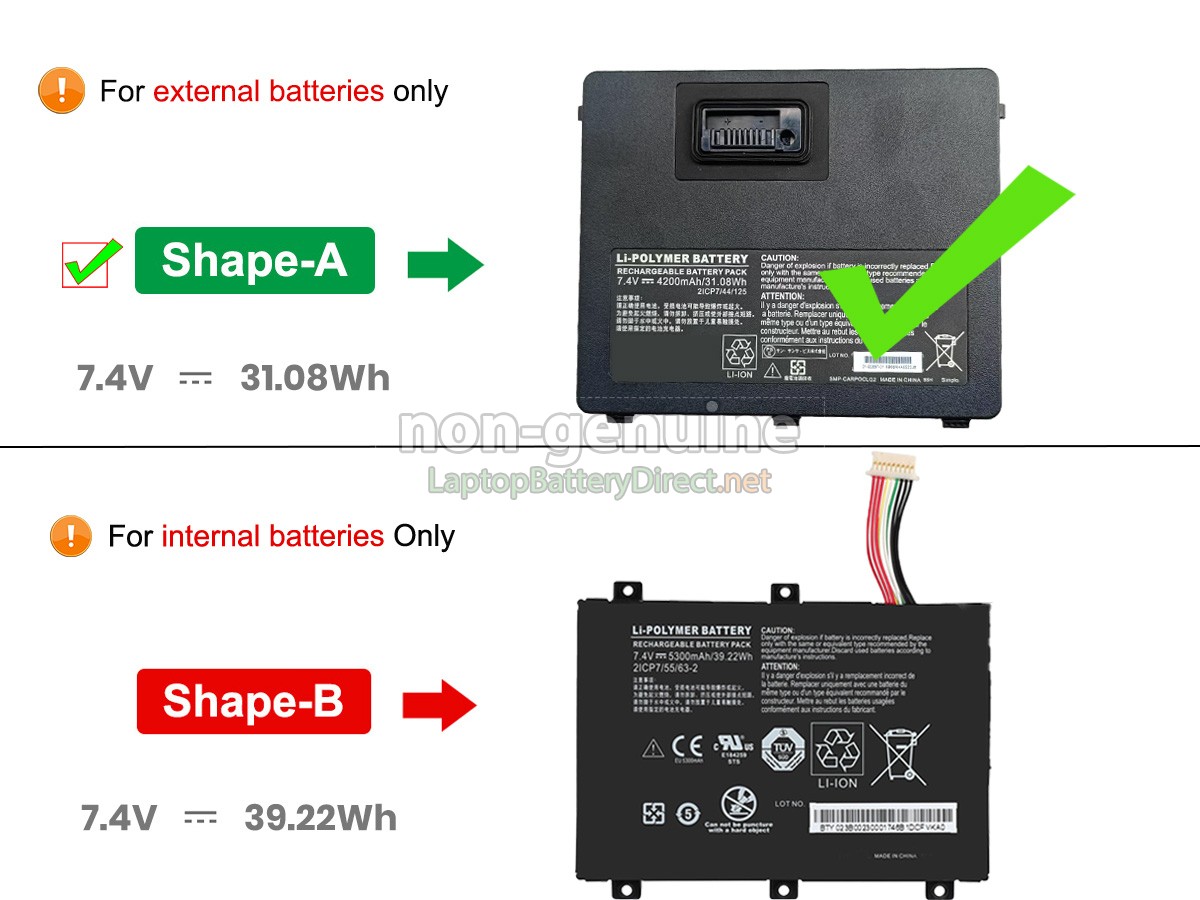 replacement Xplore XSLATE IX101B2 battery