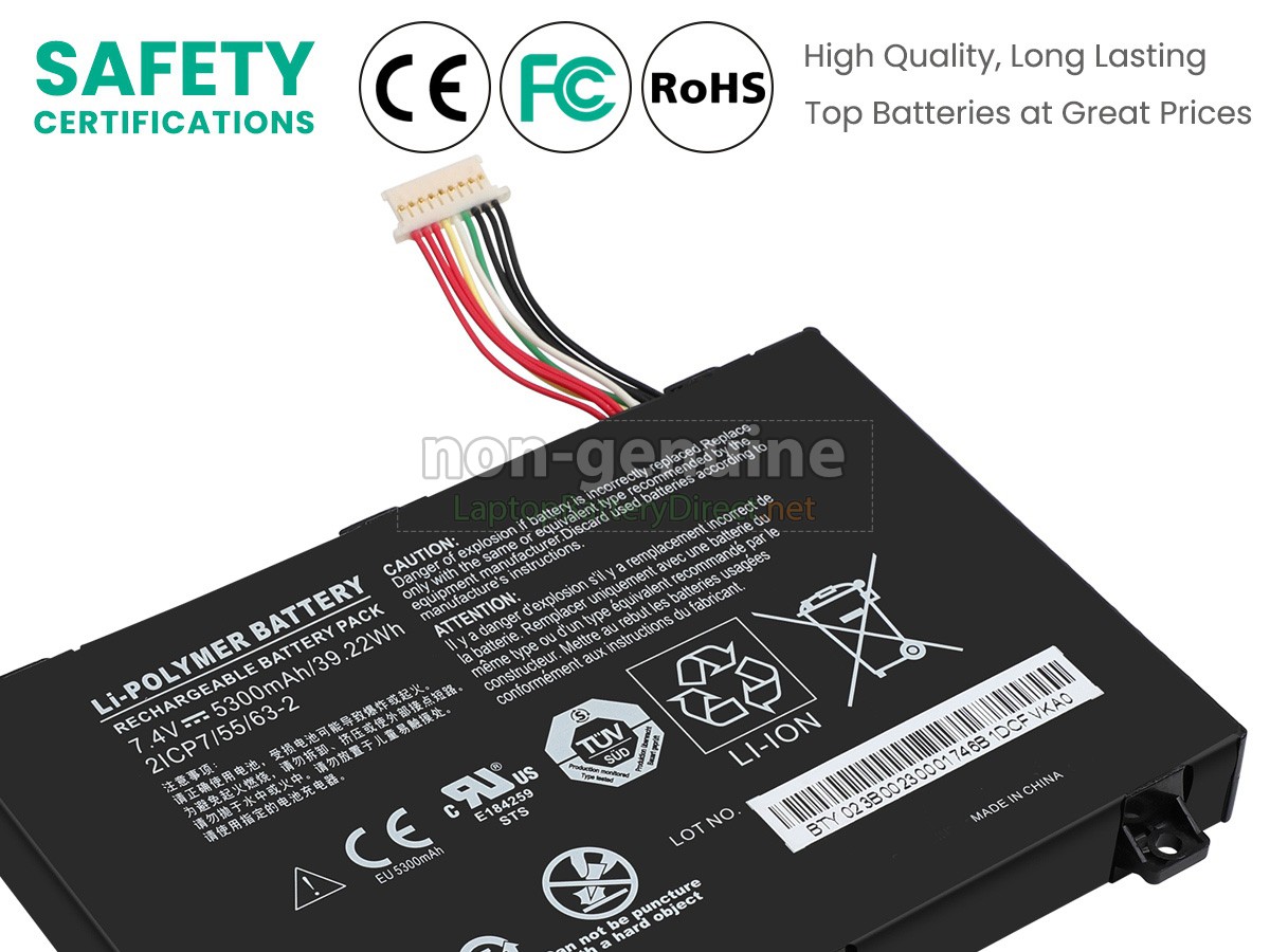 replacement Xplore XSLATE IX101B2 battery